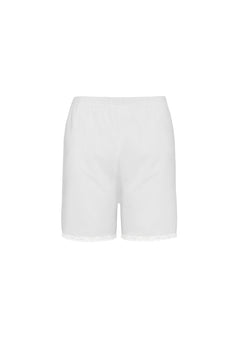 The Bermuda Short: Cotton Voile White