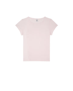 The Baby Tee: Cotton Jersey Baby Pink