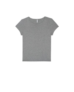 The Baby Tee: Cotton Jersey Grey