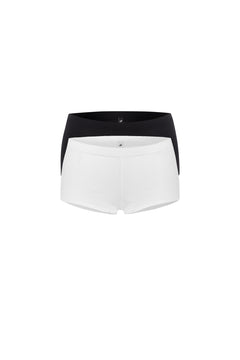 The Boyshort: Cotton Jersey: 2-Pack