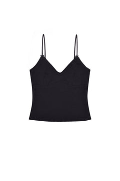 The Bralette Tank: Cotton Jersey Black