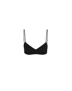 The Petite Bra: Cotton Jersey Black