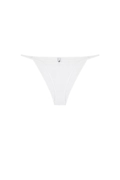 The Tanga Brief: Cotton Jersey White