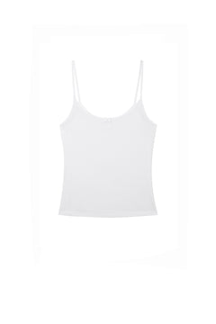 The Tank: Cotton Jersey White