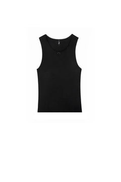 The Vest: Cotton Jersey Black