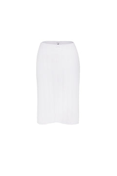 The Slip Skirt White