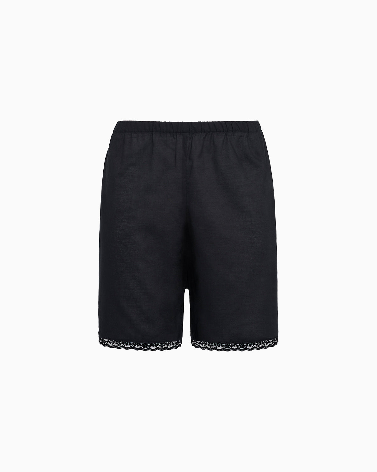 The Bermuda Short: Black Cotton Voile – Cou Cou Intimates