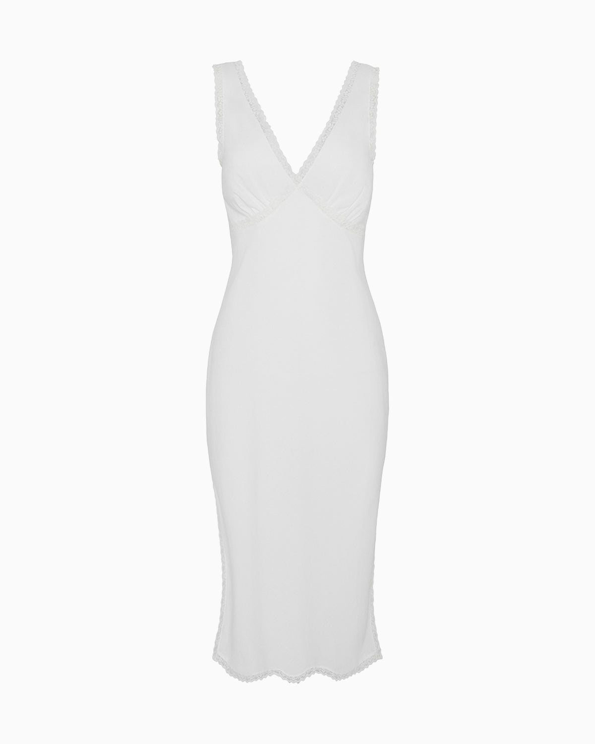 The Iris Slip: White Cotton Voile – Cou Cou Intimates