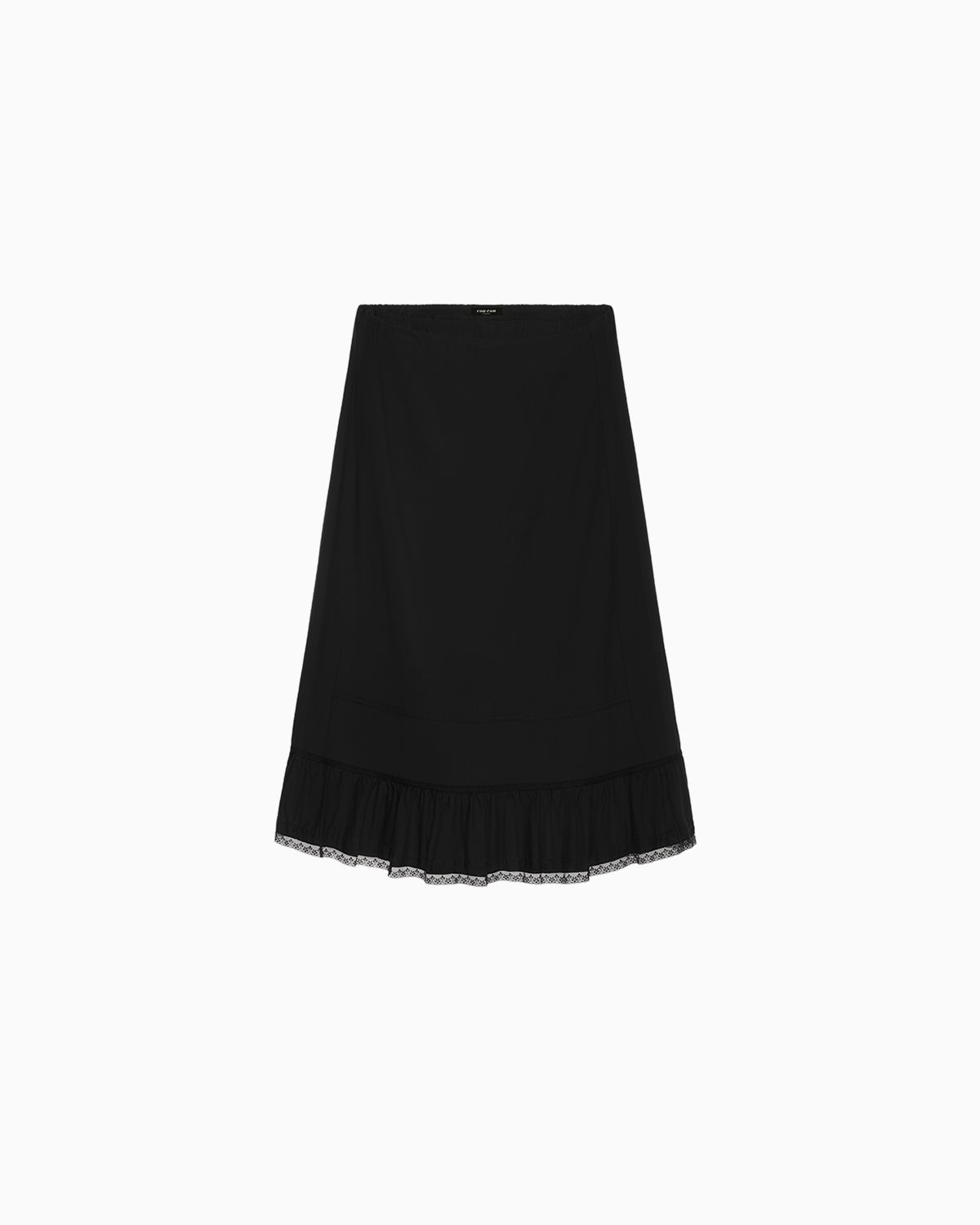 スカート Lily Sunocoff Romantic picnic petticoat The Petticoat: Black Cotton Voile – Cou Cou Intimates