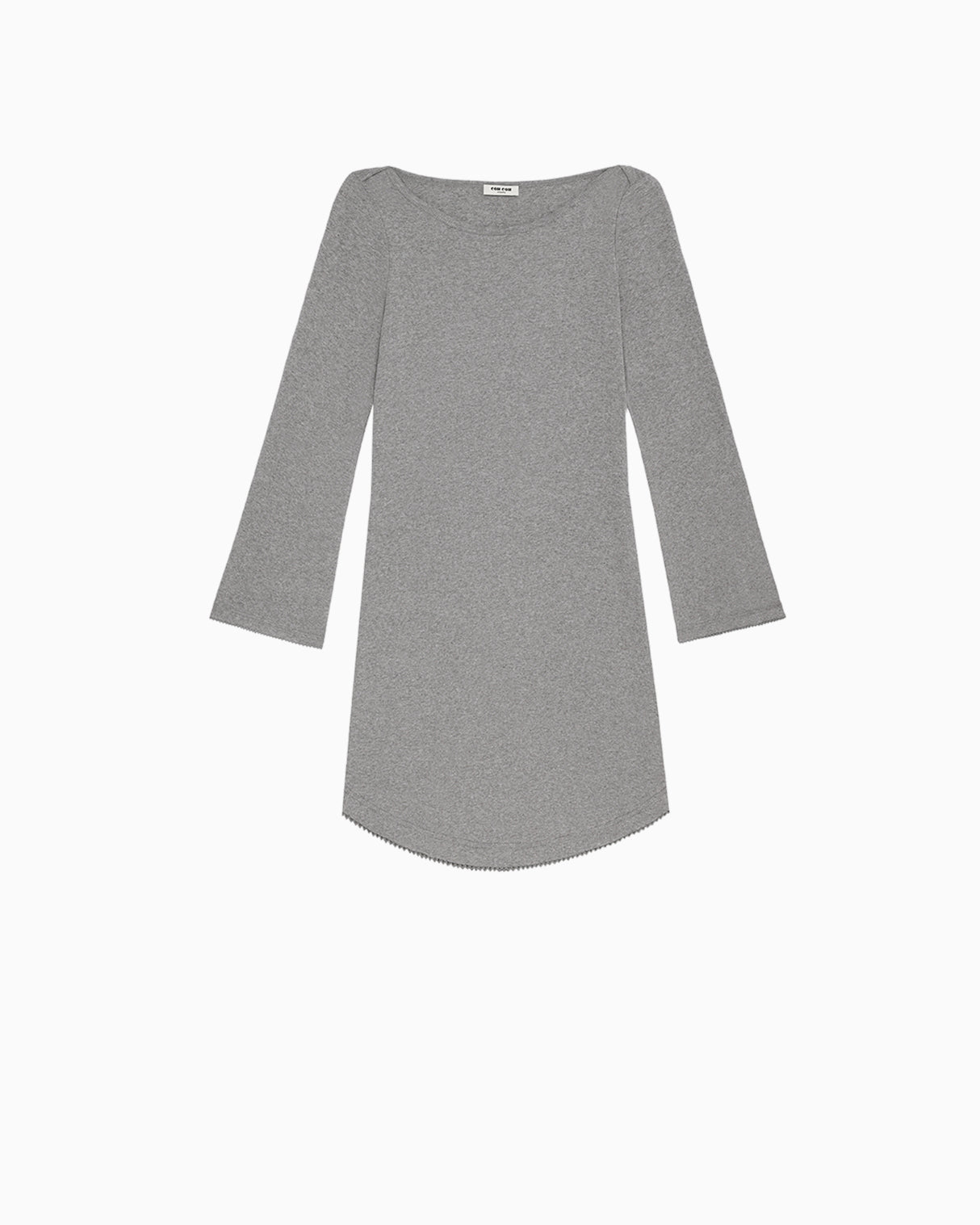 gray long sleeve dress Heather Ribbed Knit Turtleneck Zip Up Medium This full length A line gown is designed for formal events where you want a refined Gray Wool Long Sleeve Midi
