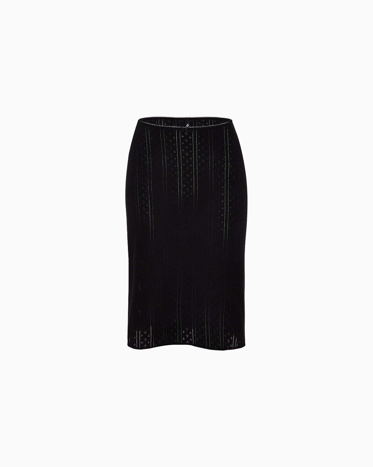The Slip Skirt: Black Pointelle – Cou Cou Intimates