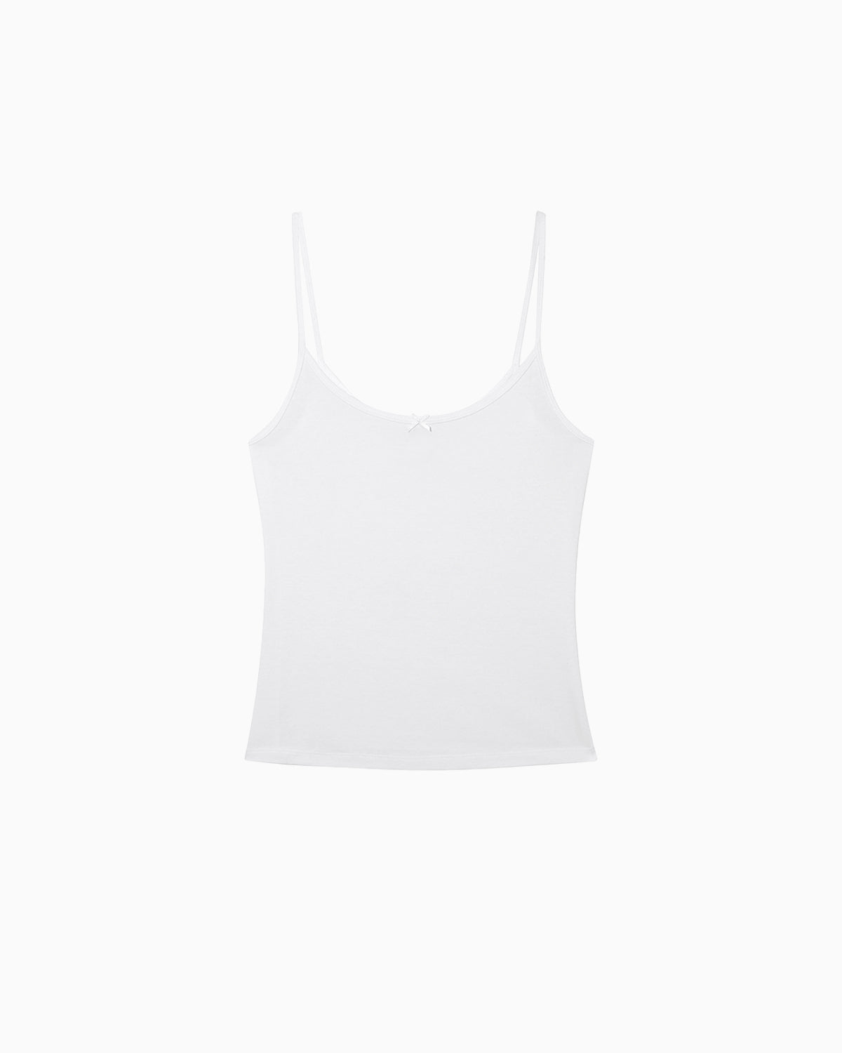 The Tank: White Cotton Jersey – Cou Cou Intimates