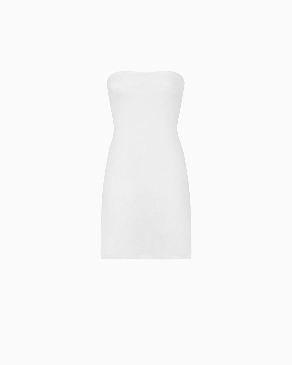 The Tube Dress: White Cotton Jersey – Cou Cou Intimates