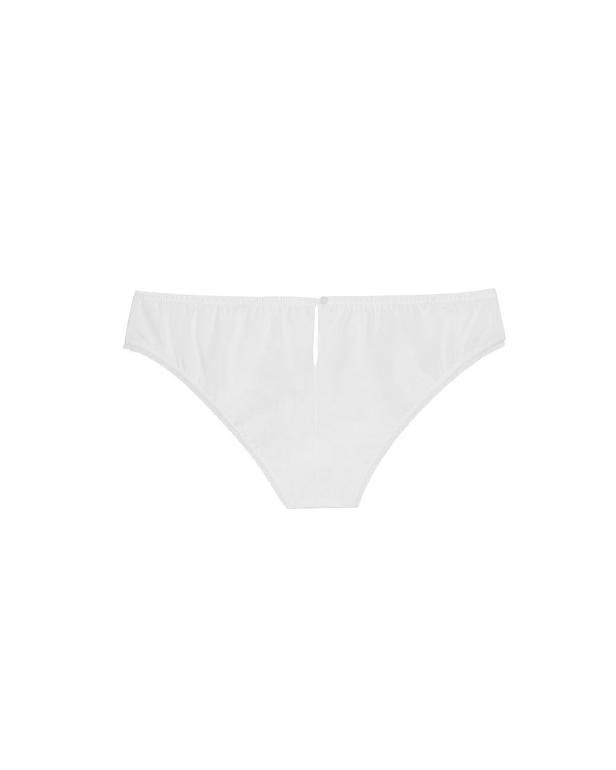 White briefs on a white background