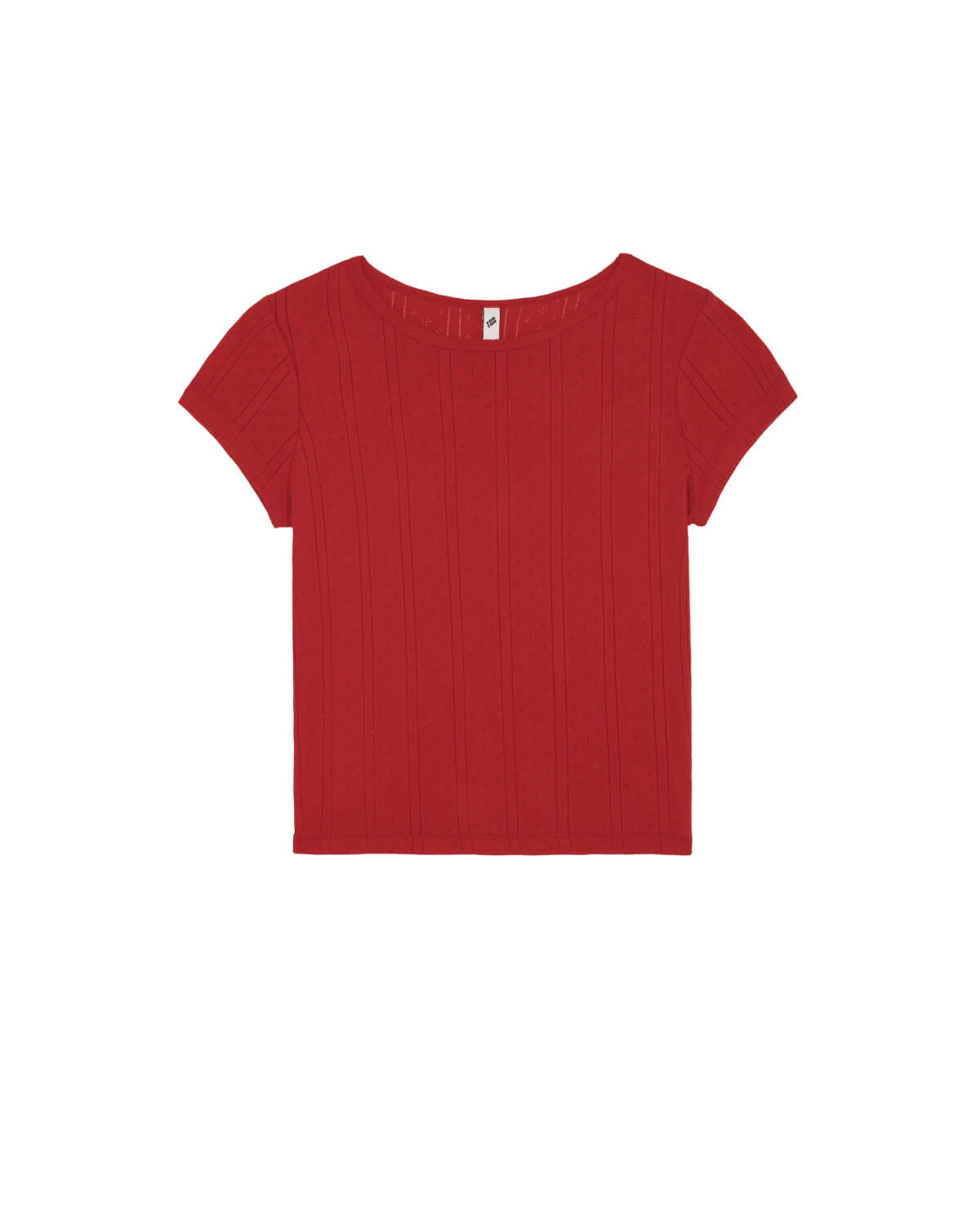 Red t-shirt on a white background