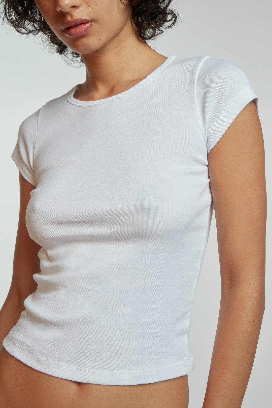 Baby Fit Logo T-Shirt in Cotton Jersey White