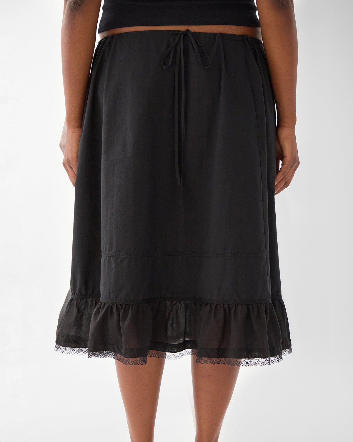 The Petticoat: Black Cotton Voile – Cou Cou Intimates