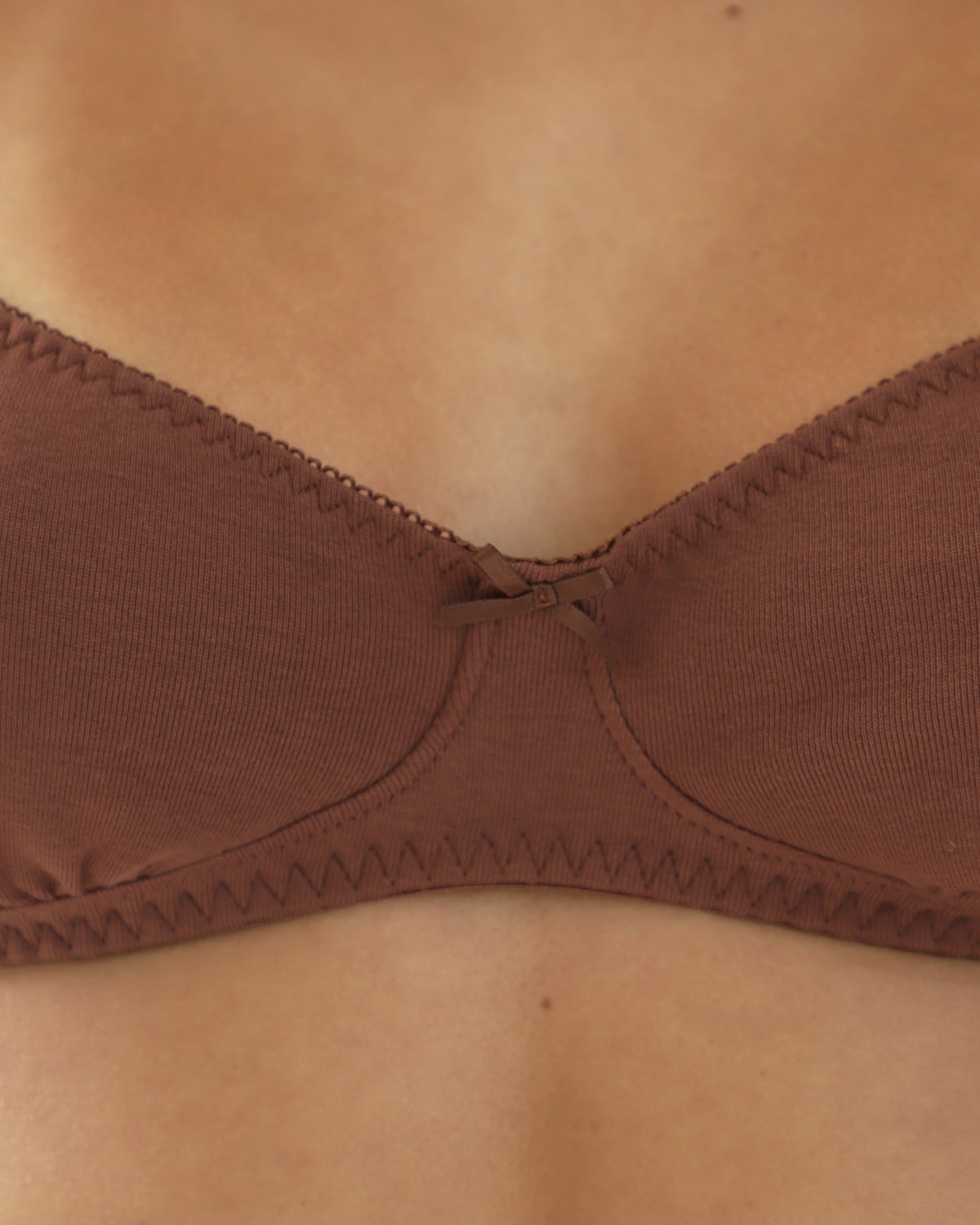coucou intimates ブラジャー XS The Balconette White – Cou Cou Intimates