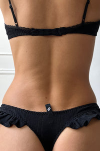 The Butterfly Thong Black – Cou Cou Intimates