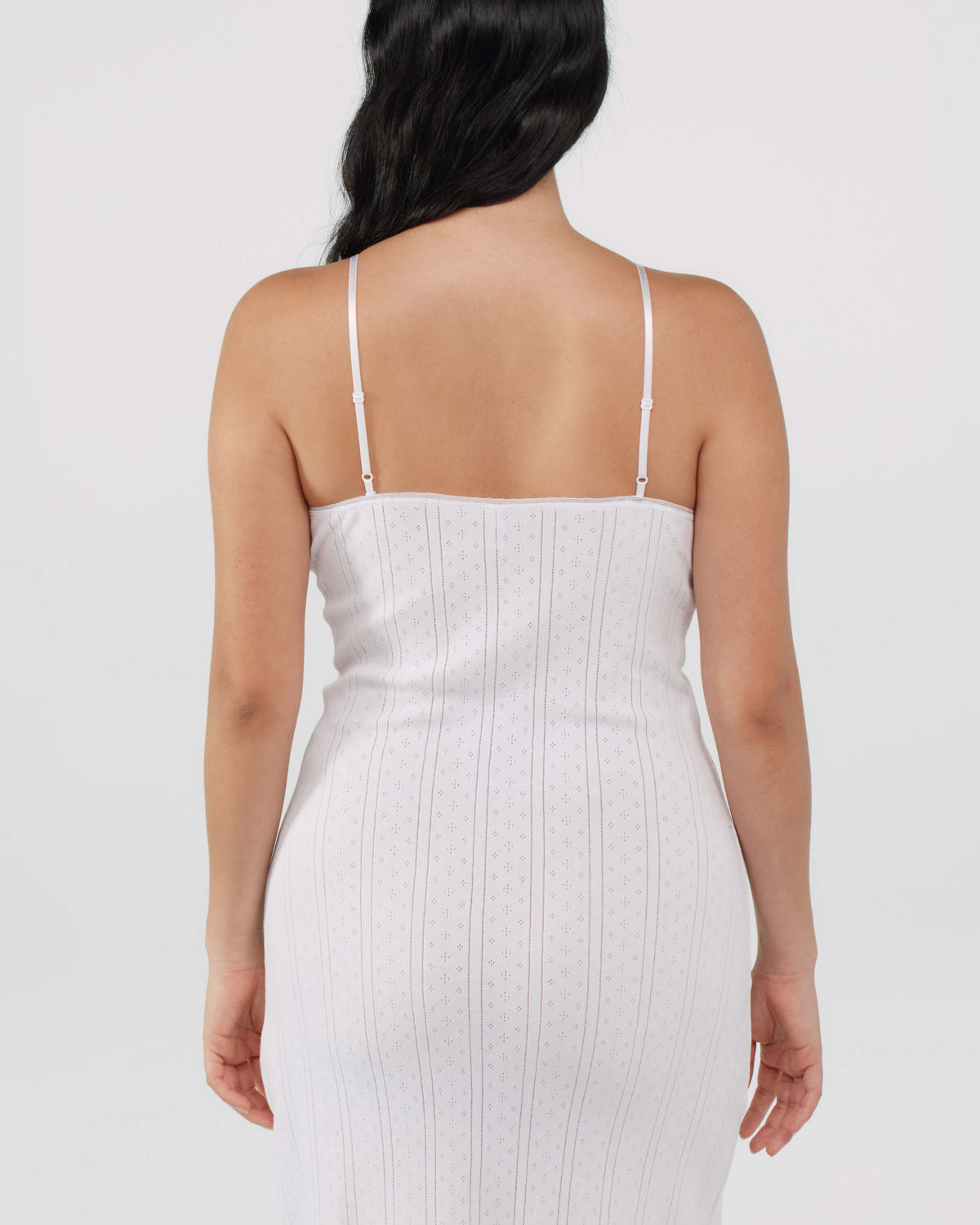 midi white slip dress White Silk Slip Midi Dress Open Back for Elopement and City Hall Wedding