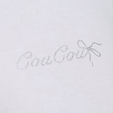 Text 'CouCou' in a decorative font on a light gray background