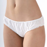 White underwear on a plain background