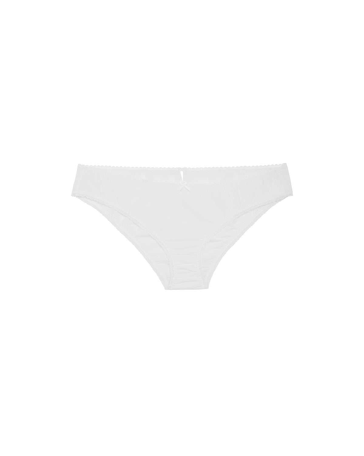 White briefs on a white background