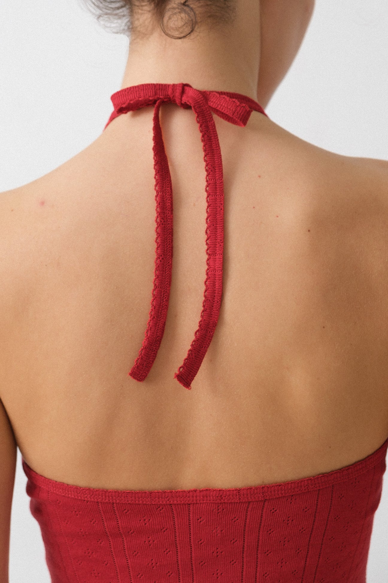 The Flatter Halter - Espresso/Cherry main image 0