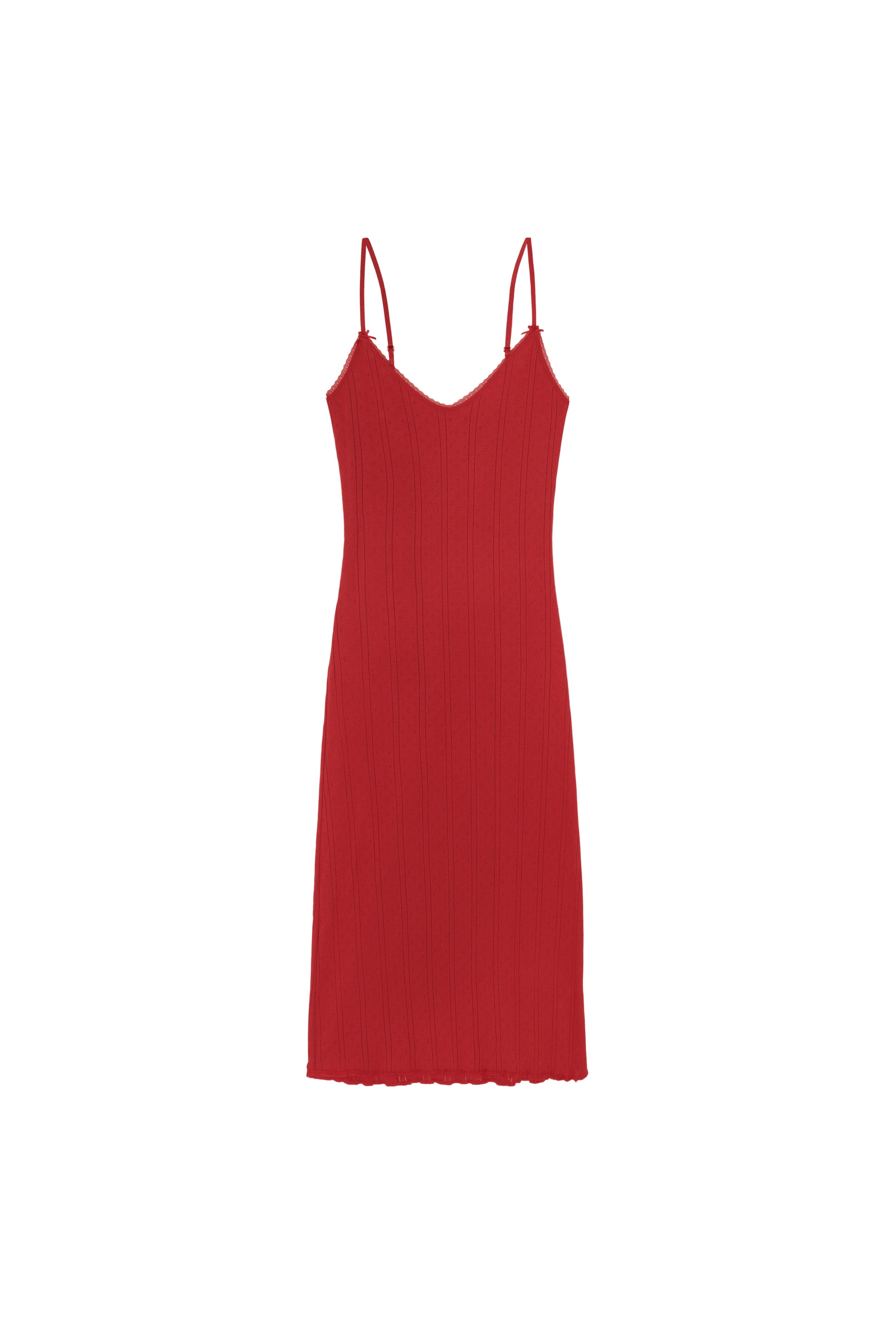 The Midi Slip Cherry Red Cou Cou Intimates The Midi Slip Cherry Red Cou Cou Intimates