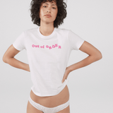 The Gurls Talk Tee: White Heritage Cotton