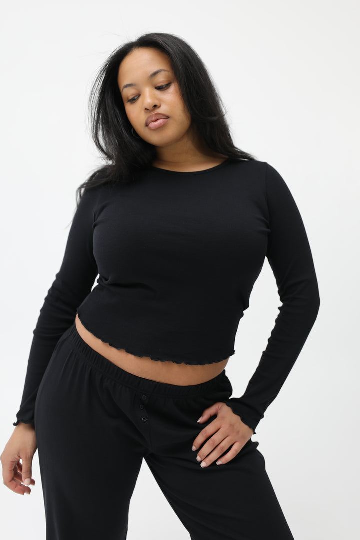 Come My Way Long Sleeve Jersey Black