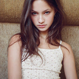 The Crop Picot Tank: English Rose Pointelle