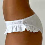 The Butterfly Brief: White Pointelle