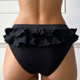 The Butterfly Cozy: Black Pointelle