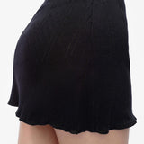 The Cami Slip: Black Pointelle