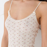 The Cami Slip: English Rose Pointelle
