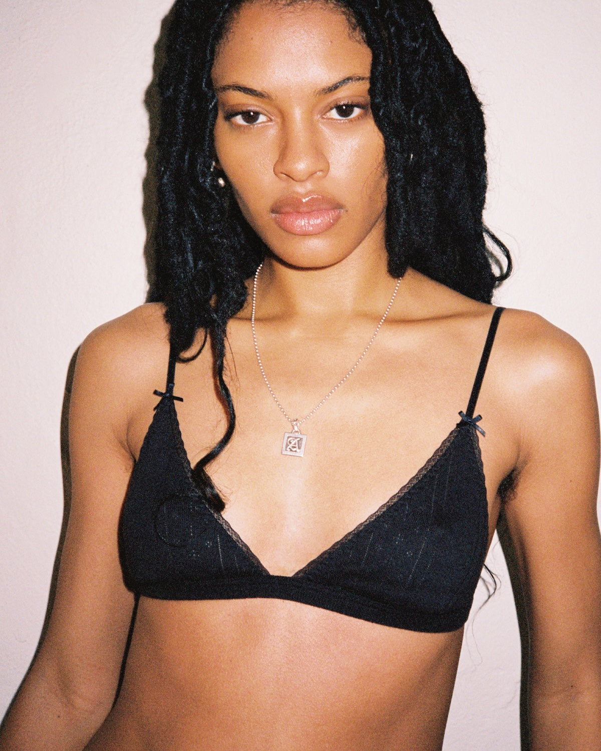 The Triangle: Black Pointelle – Cou Cou Intimates