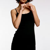 The Tank Dress: Black Cotton Jersey