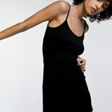 The Tank Dress: Black Cotton Jersey