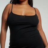The Tank Dress: Black Cotton Jersey