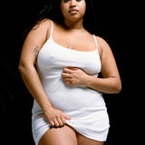 The Tank Dress: White Cotton Jersey