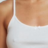 The Tank Dress: White Cotton Jersey