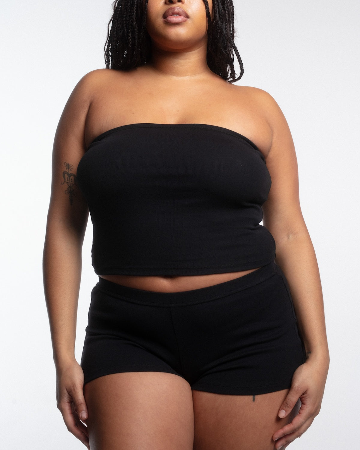 The Tube Top: Cotton Jersey Black – Cou Cou Intimates