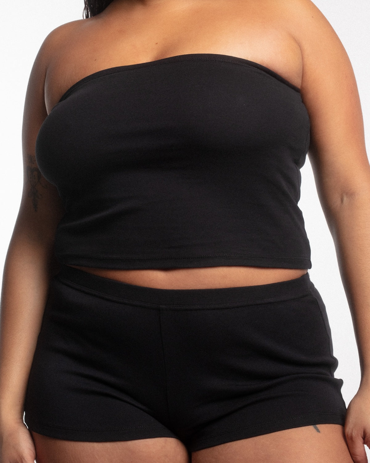 The Tube Top: Cotton Jersey Black – Cou Cou Intimates