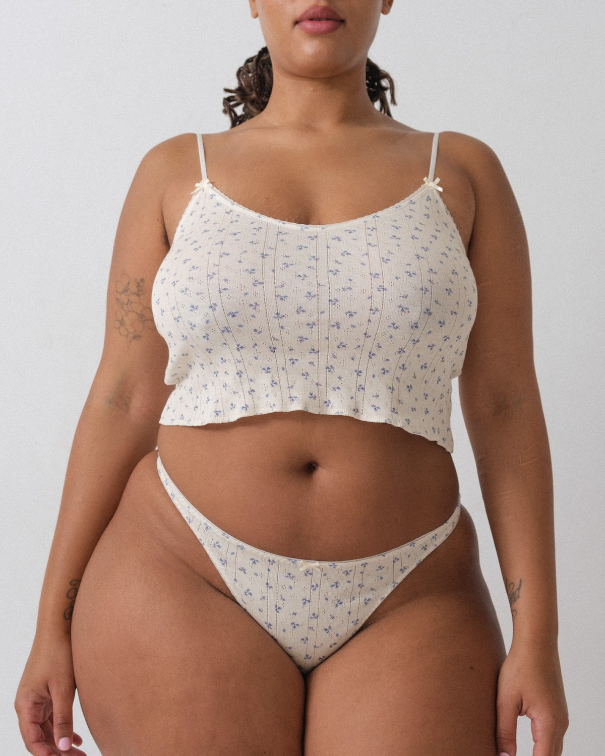 The Cami: Blue Fields Pointelle – Cou Cou Intimates