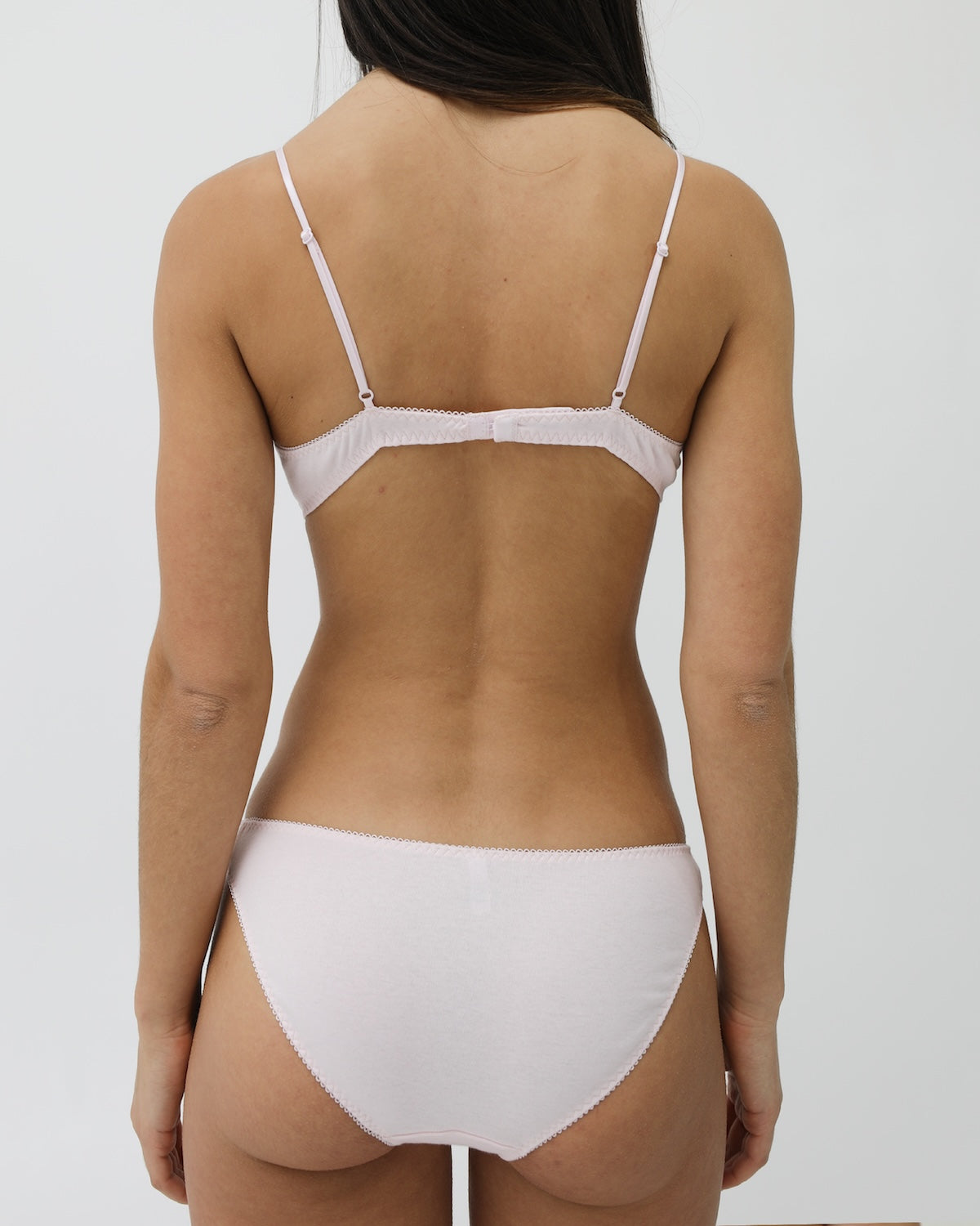 The Petite Bra: Baby Pink Cotton Jersey – Cou Cou Intimates
