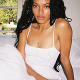 The Bodysuit: White Pointelle