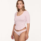 The Petite Scoop: Baby Pink Cotton Jersey