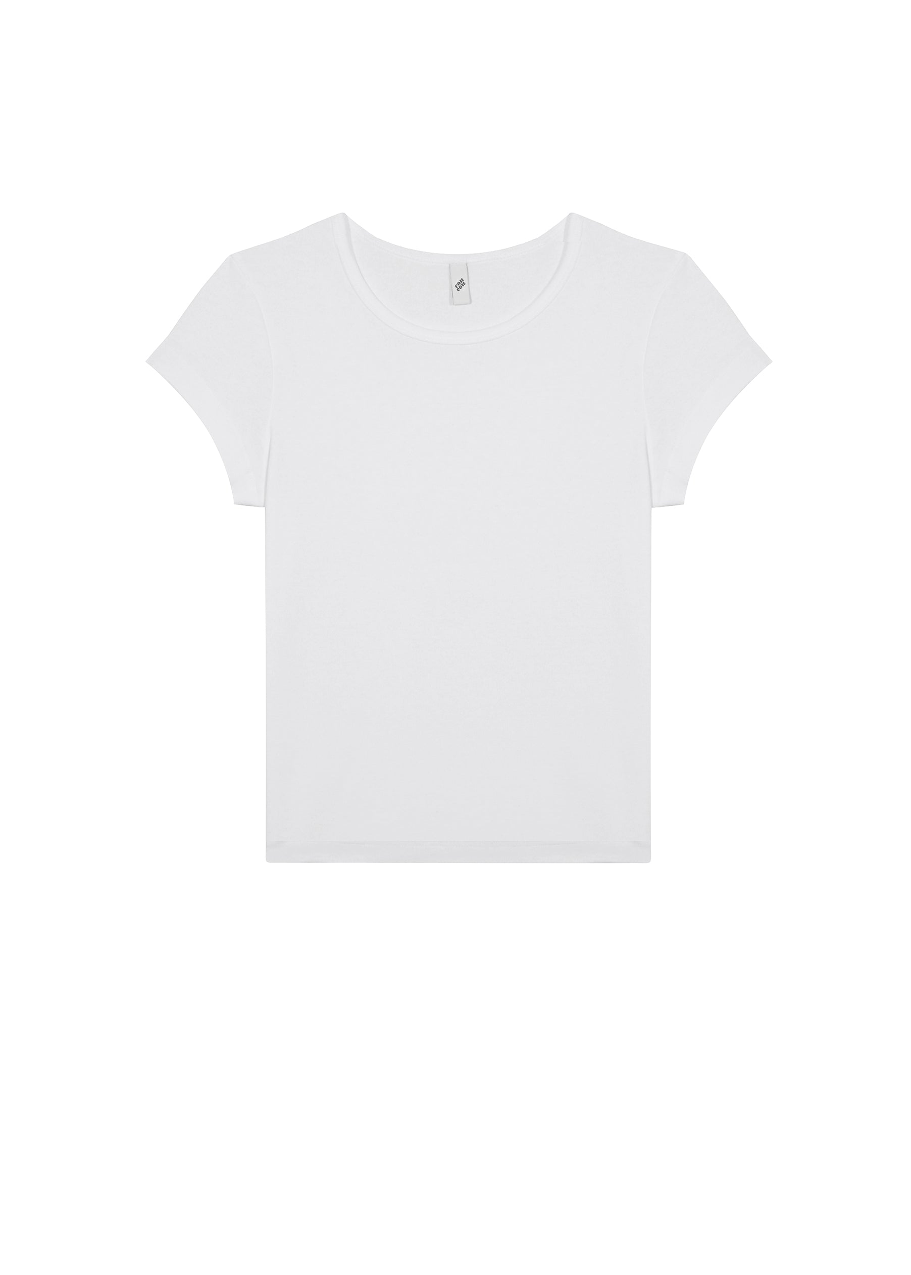 The Baby Tee: Cotton Jersey White