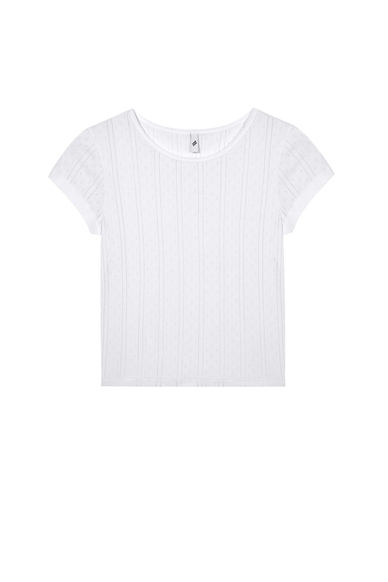 White Lindsey Baby Tee